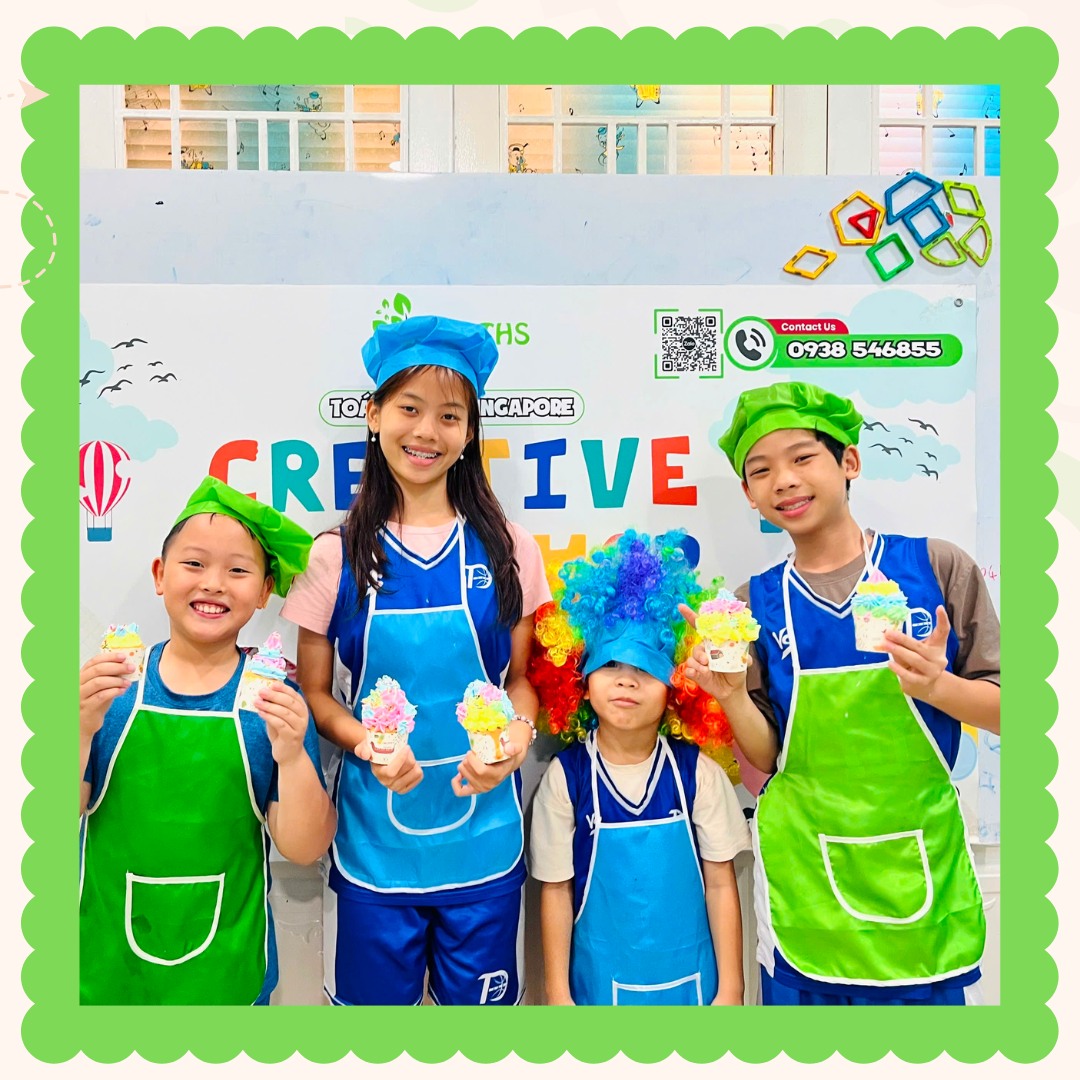 học sinh K-Maths Workshop Cupcakes
