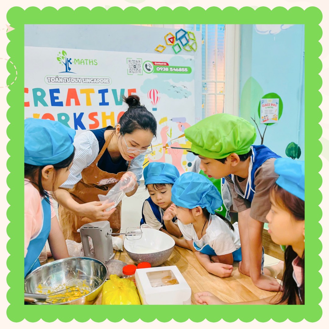 K-Maths Cupcakes workshop sáng tạo