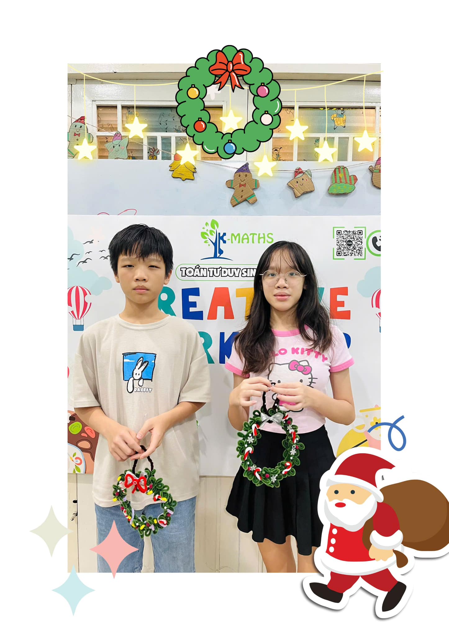 Workshop Christmas K-Maths hoạt động Giáng Sinh