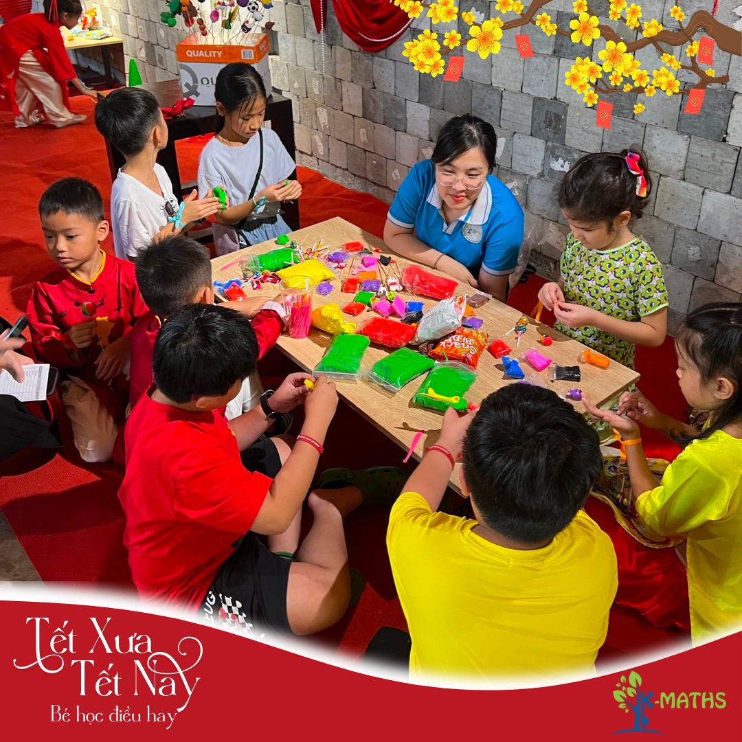 học sinh K-Maths Workshop Tết
