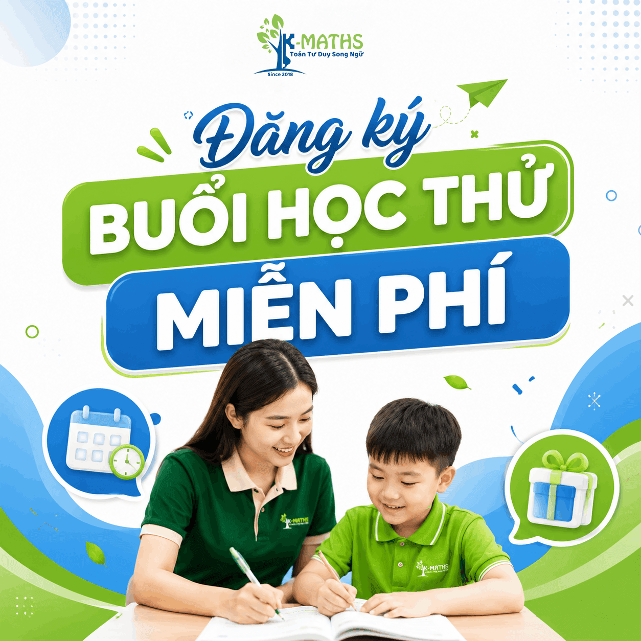 Đăng ký học thử miễn phí K-MATHS
