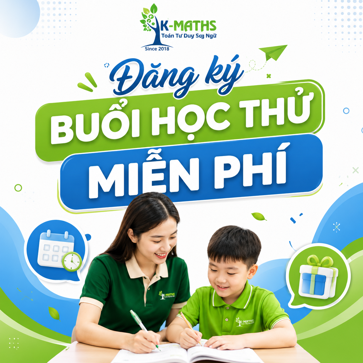 Đăng ký học thử miễn phí K-MATHS