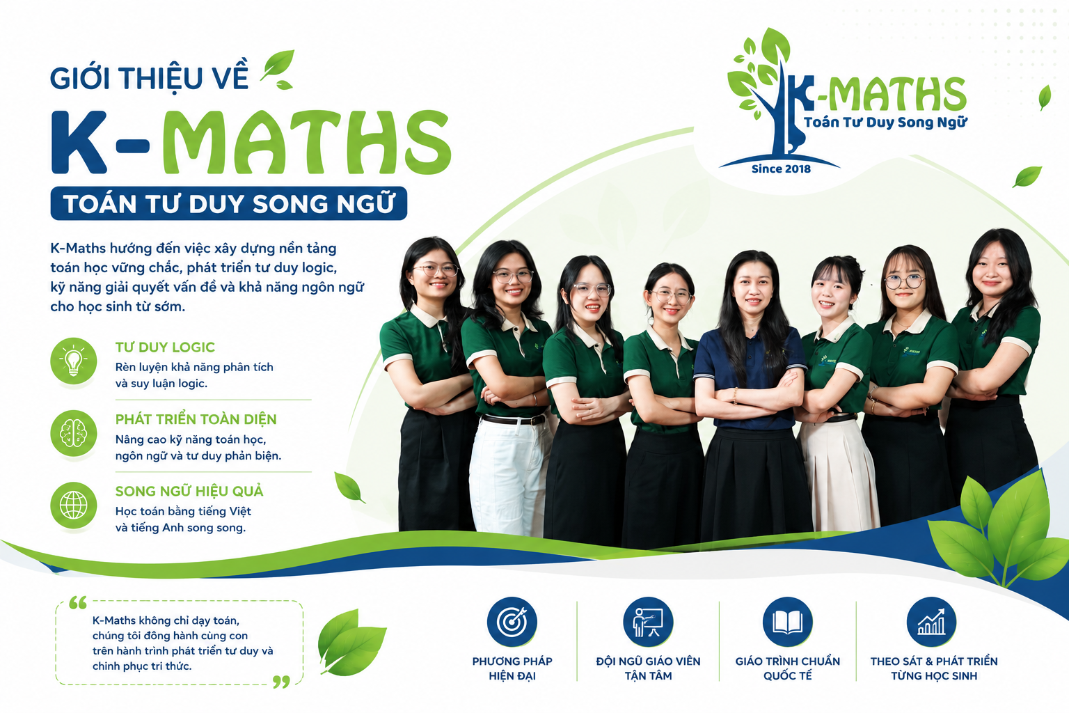 Giới thiệu K-MATHS - Toán Tư Duy Song Ngữ
